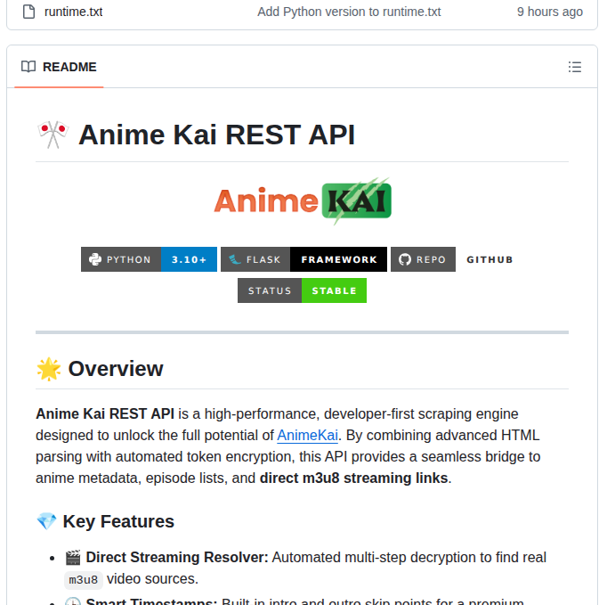 Liostark99 Code Animekai Api screenshot
