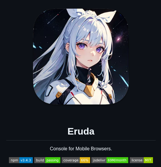 Liriliri Eruda screenshot