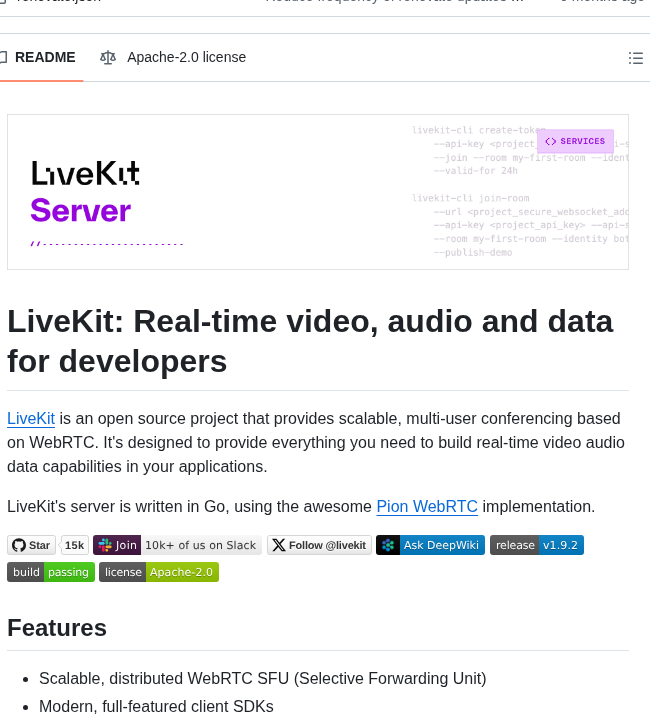 Livekit Livekit screenshot