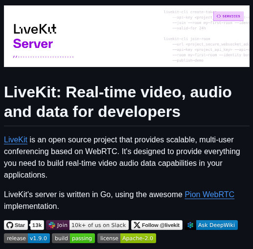 Livekit Livekit screenshot