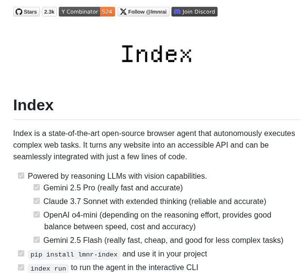 Lmnr Ai Index screenshot