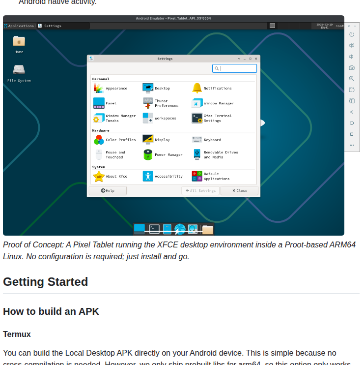 Localdesktop Localdesktop screenshot