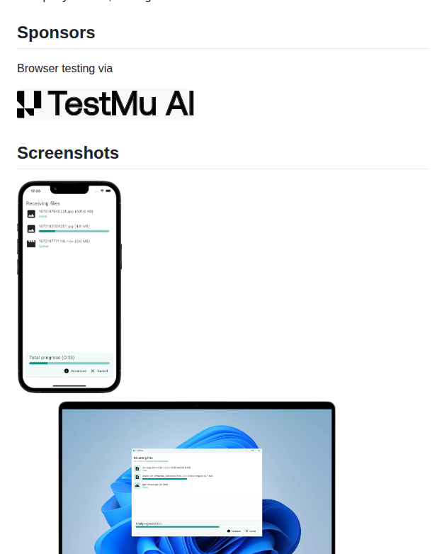 Localsend Localsend screenshot