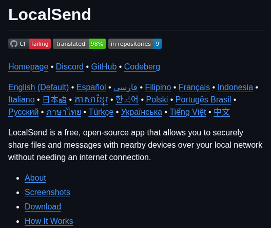 Localsend Localsend screenshot