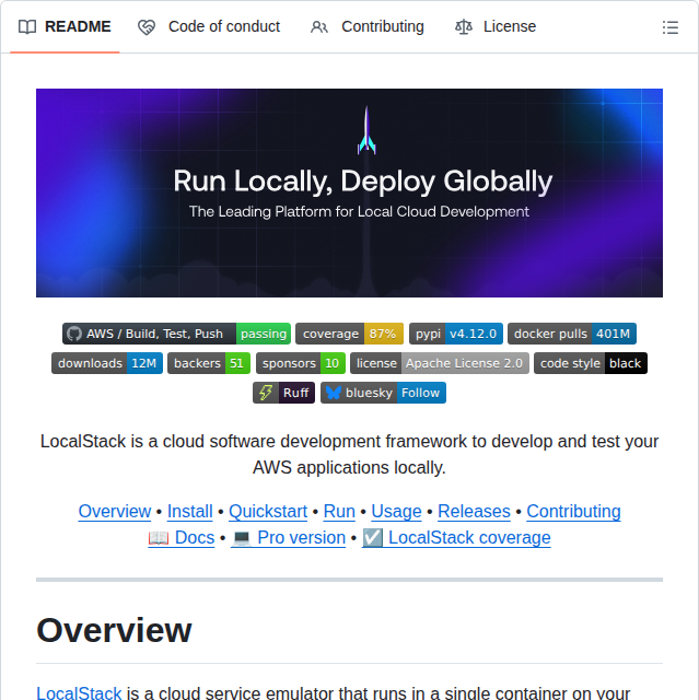 Localstack Localstack screenshot