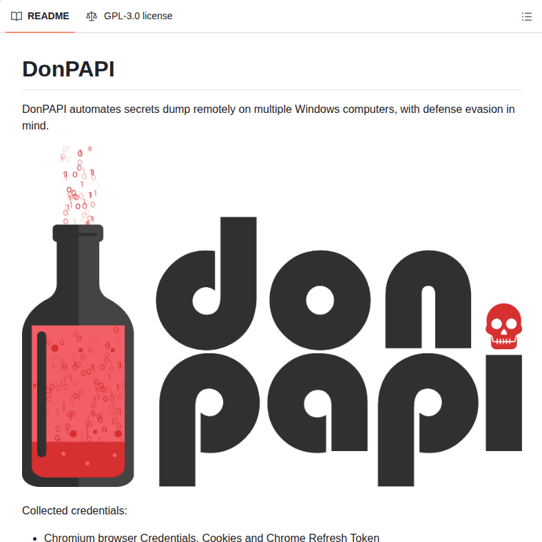 Login Securite Donpapi screenshot