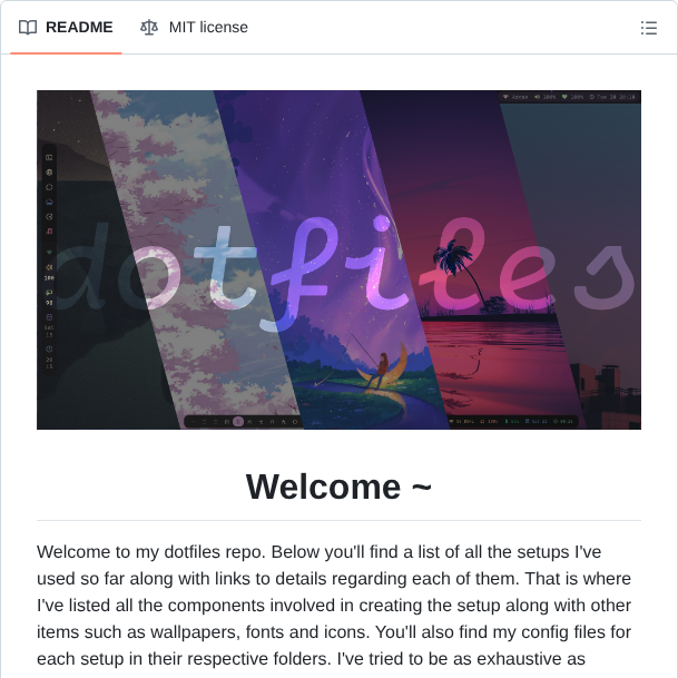 Lokesh Krishna Dotfiles screenshot