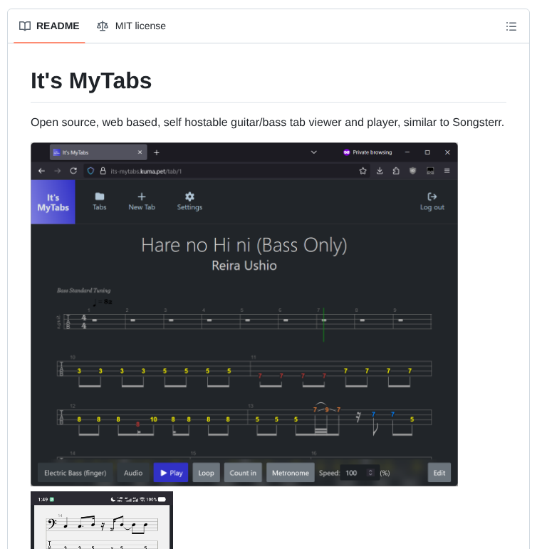 Louislam Its Mytabs screenshot