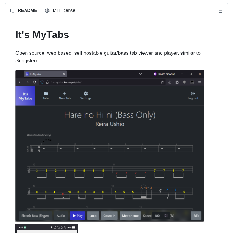 Louislam Its Mytabs screenshot