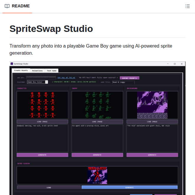 Lovisdotio Spriteswap Studio screenshot