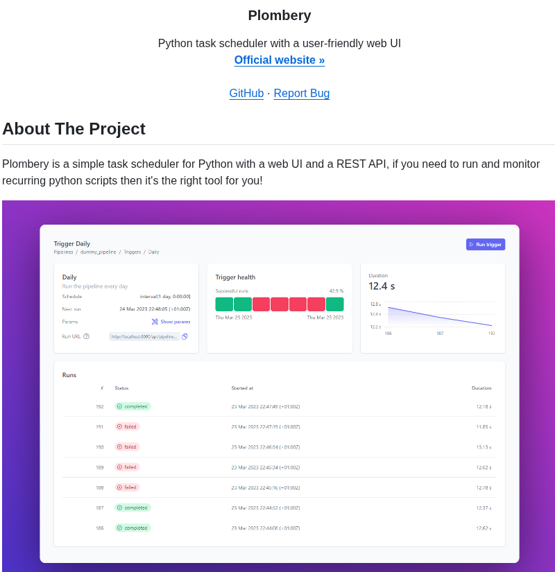 Lucafaggianelli Plombery screenshot
