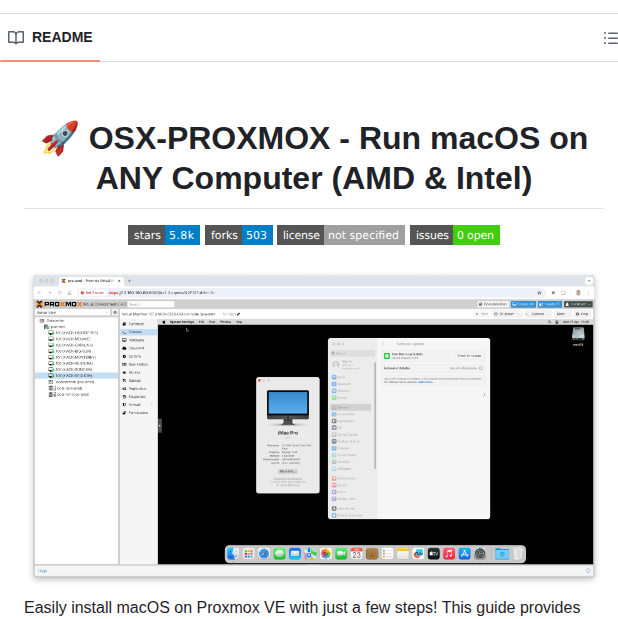 Luchina Gabriel Osx Proxmox screenshot