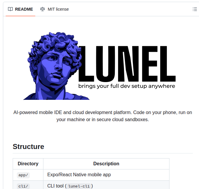 Lunel Dev Lunel screenshot