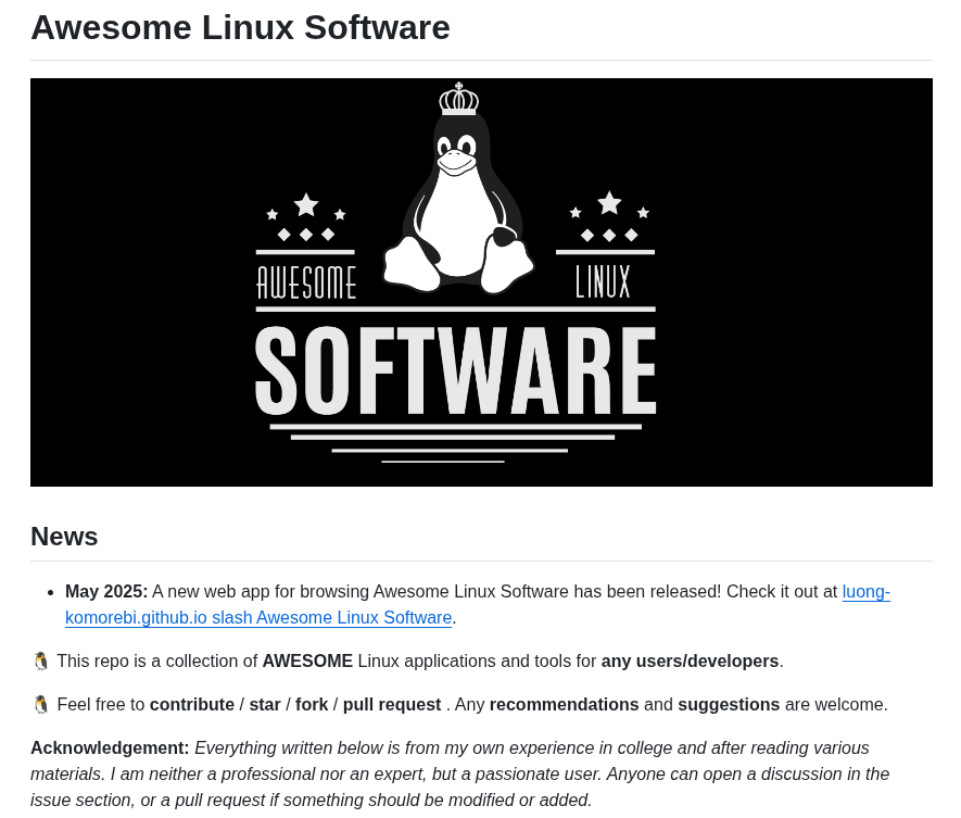 Luong Komorebi Awesome Linux Software screenshot