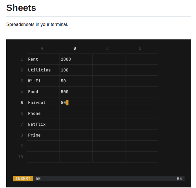 Maaslalani Sheets screenshot