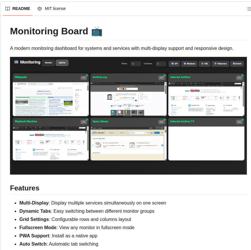 Mad Bax Dev Monitor Board screenshot