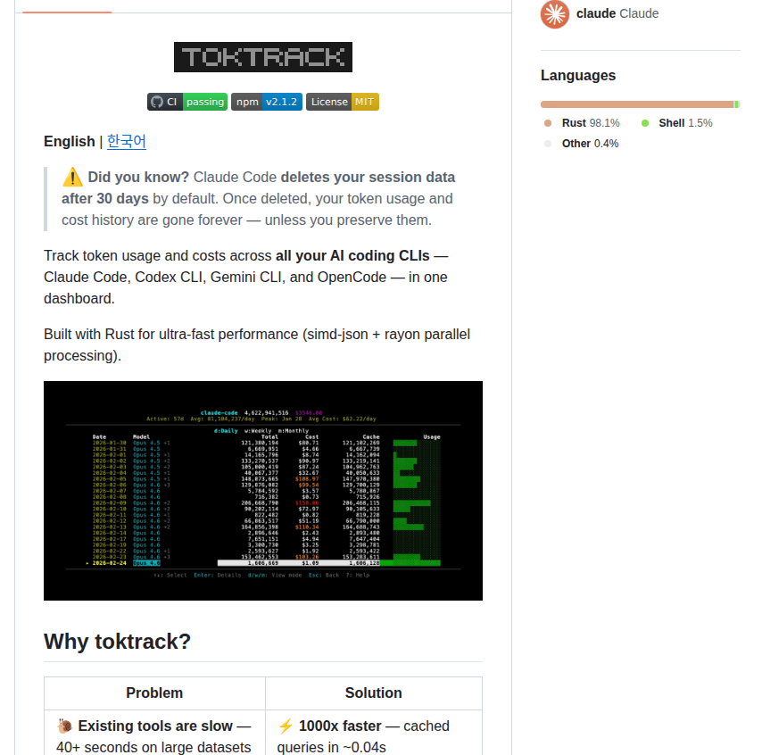 Mag123c Toktrack screenshot