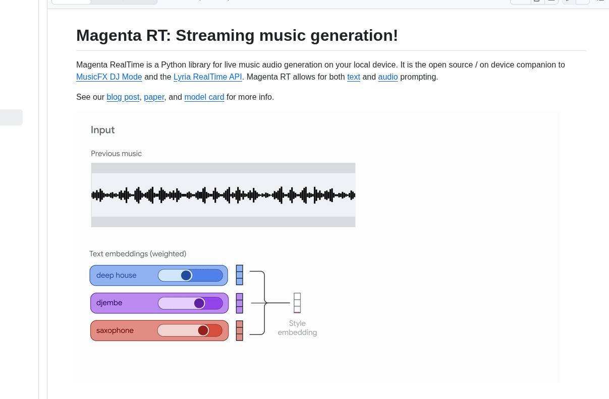 Magenta Magenta Realtime screenshot