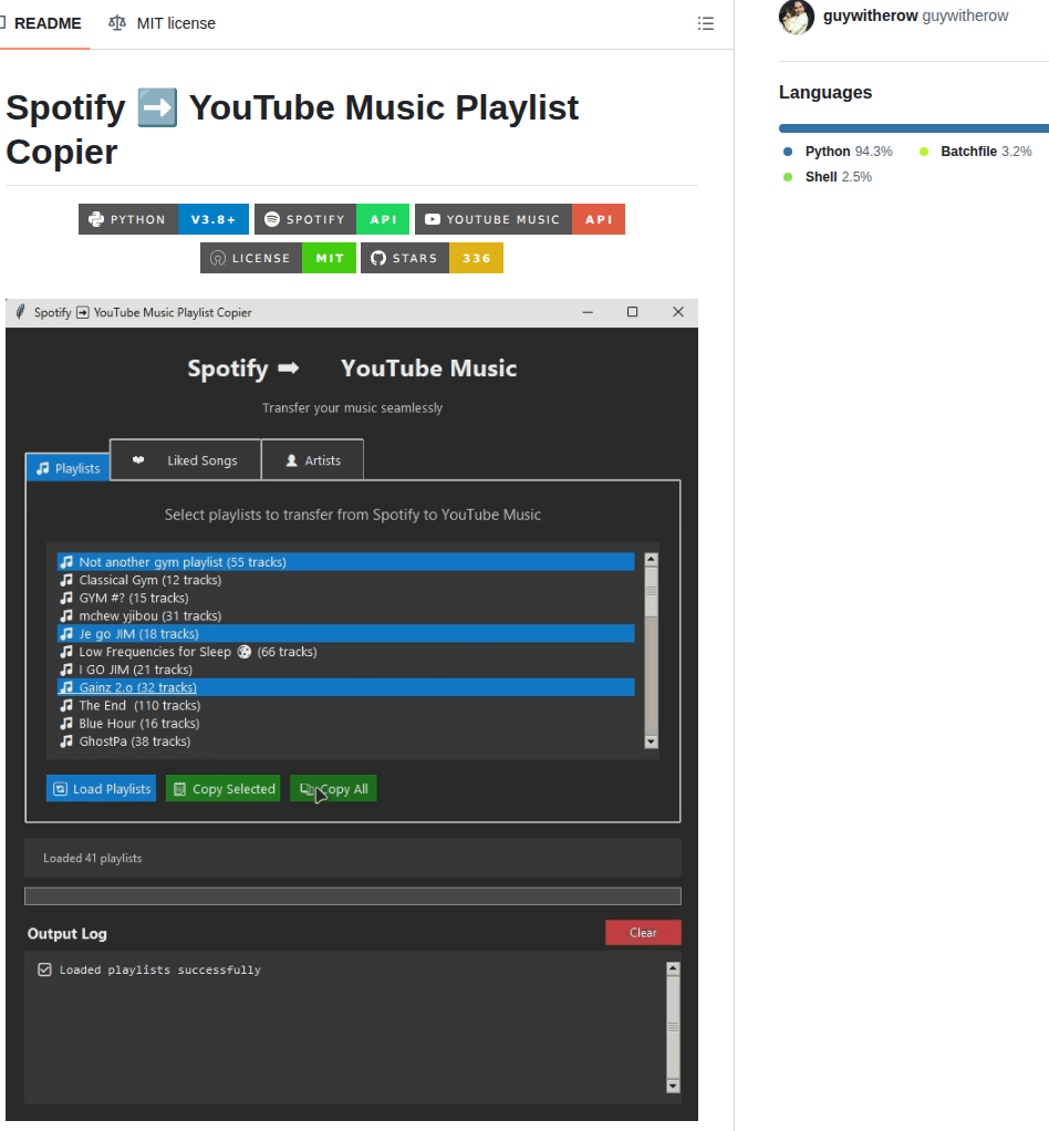 Mahdi Y Spotify2youtubemusic screenshot