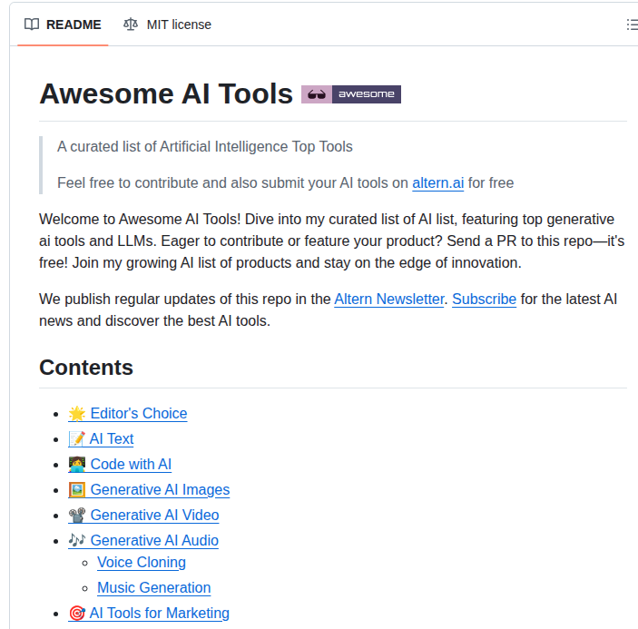 Mahseema Awesome Ai Tools screenshot