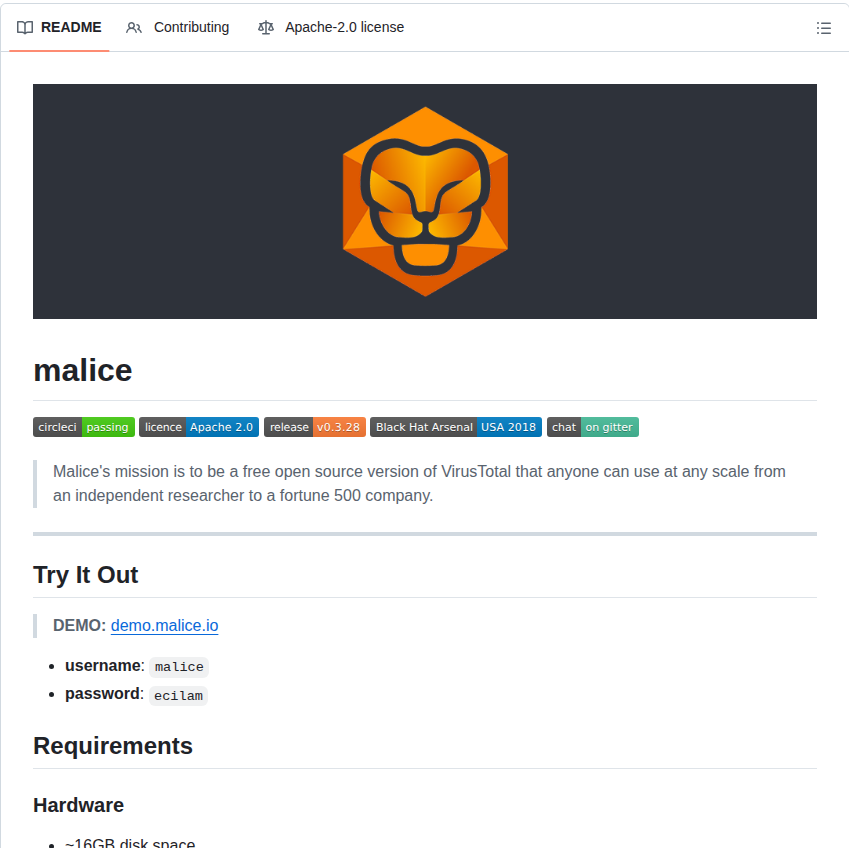 Maliceio Malice screenshot