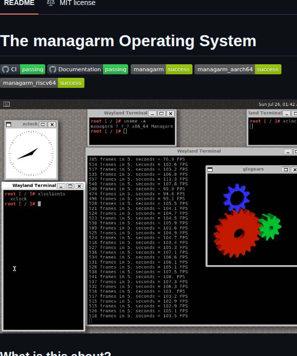 Managarm Managarm screenshot