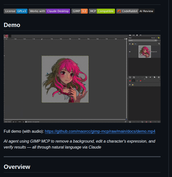 Maorcc Gimp Mcp screenshot