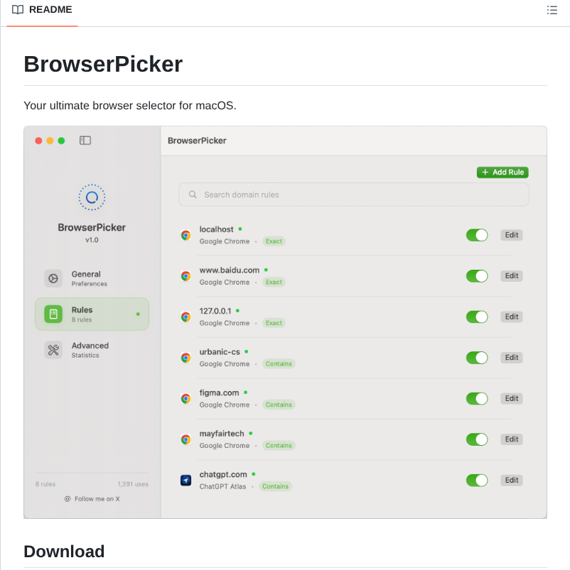 Maoxiaoke Browserpicker screenshot