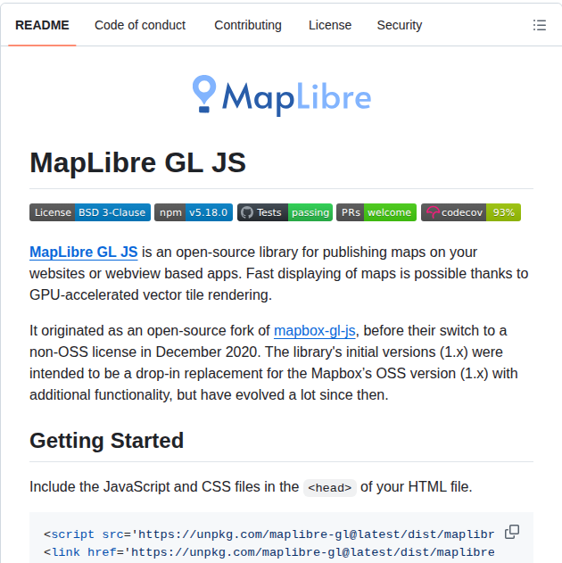 Maplibre Maplibre Gl Js screenshot