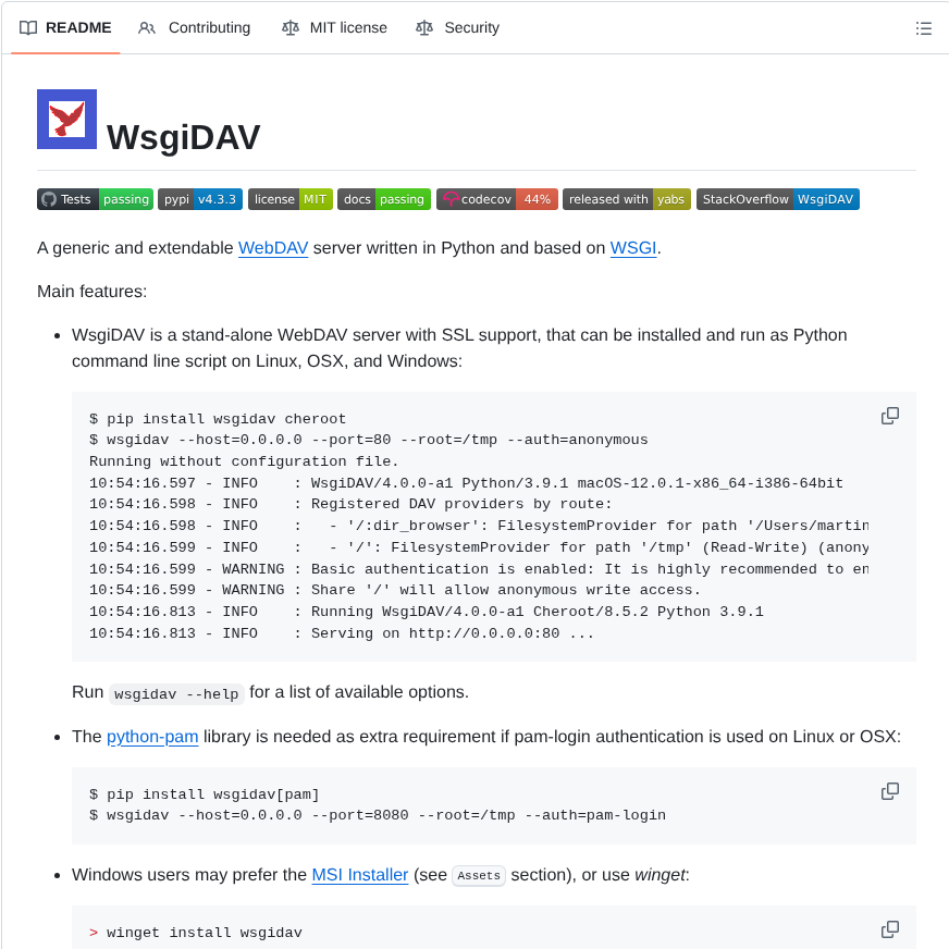 Mar10 Wsgidav screenshot