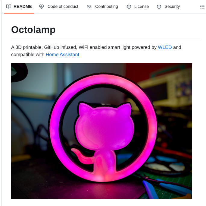 Martinwoodward Octolamp screenshot