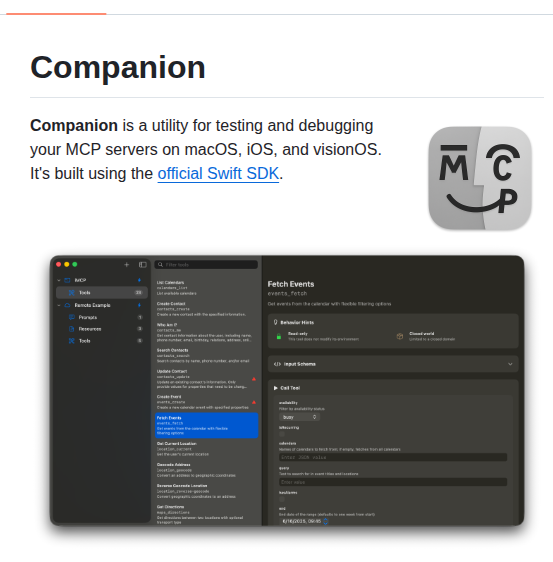 Mattt Companion screenshot