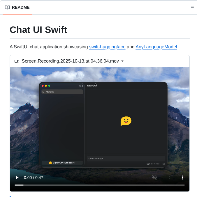 Mattt Chat Ui Swift screenshot