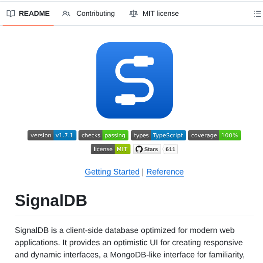 Maxnowack Signaldb screenshot