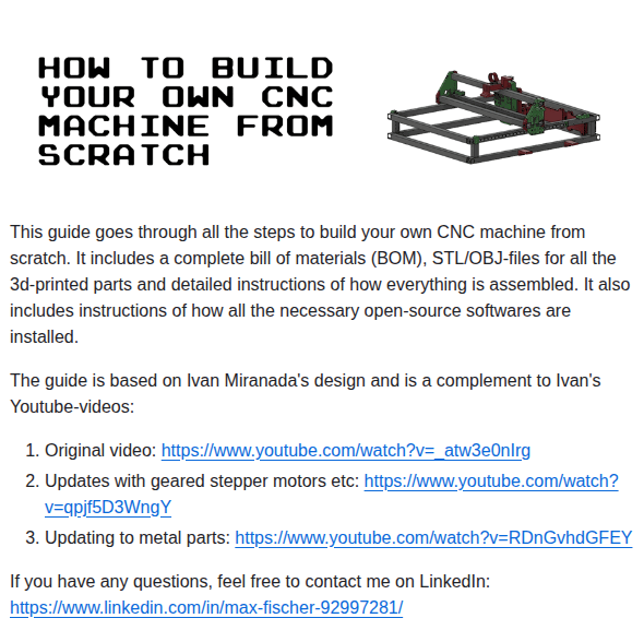 Maxvfischer Diy Cnc Machine screenshot