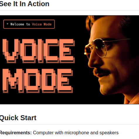 Mbailey Voicemode screenshot