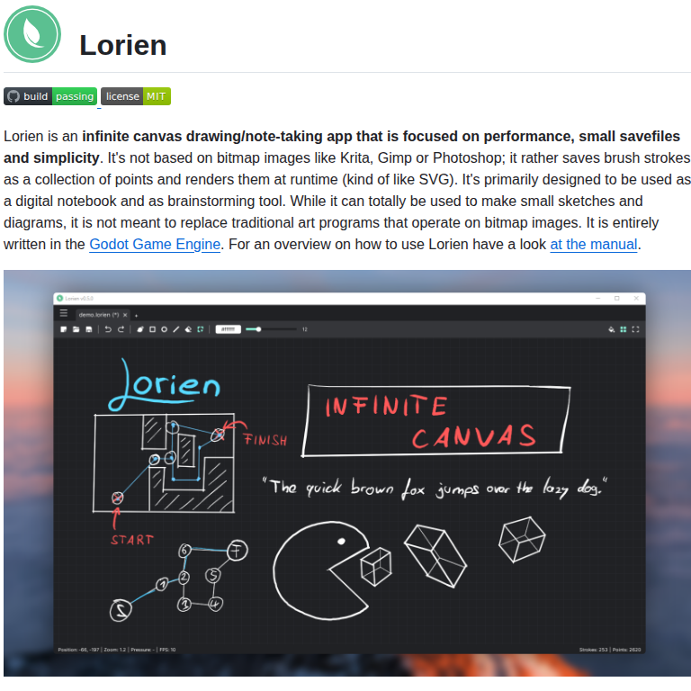 Mbrlabs Lorien screenshot
