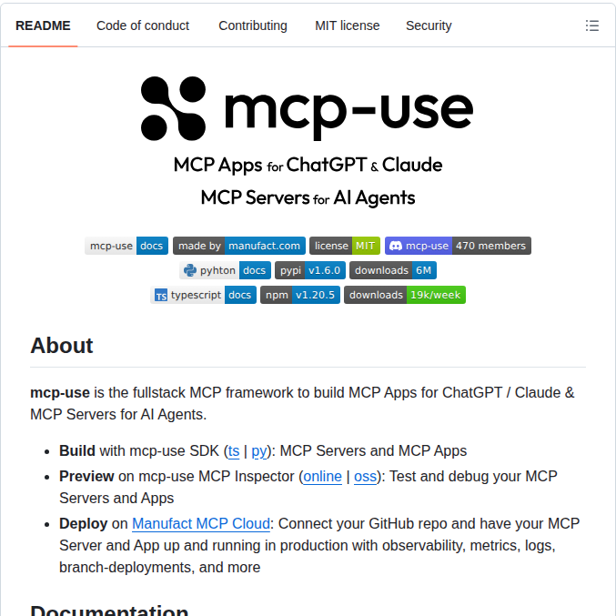 Mcp Use Mcp Use screenshot