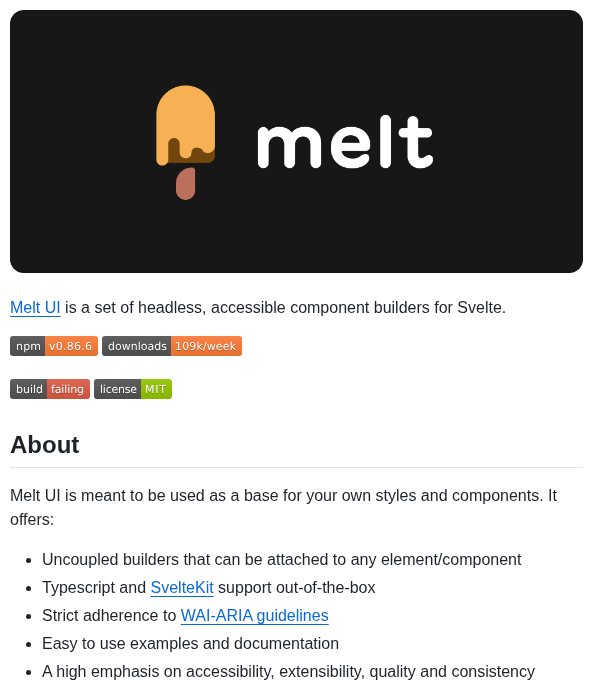 Melt Ui Melt Ui screenshot