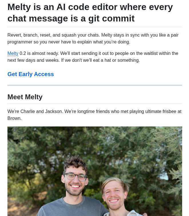Meltylabs Melty screenshot