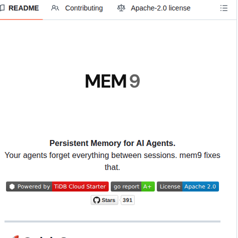 Mem9 Ai Mem9 screenshot
