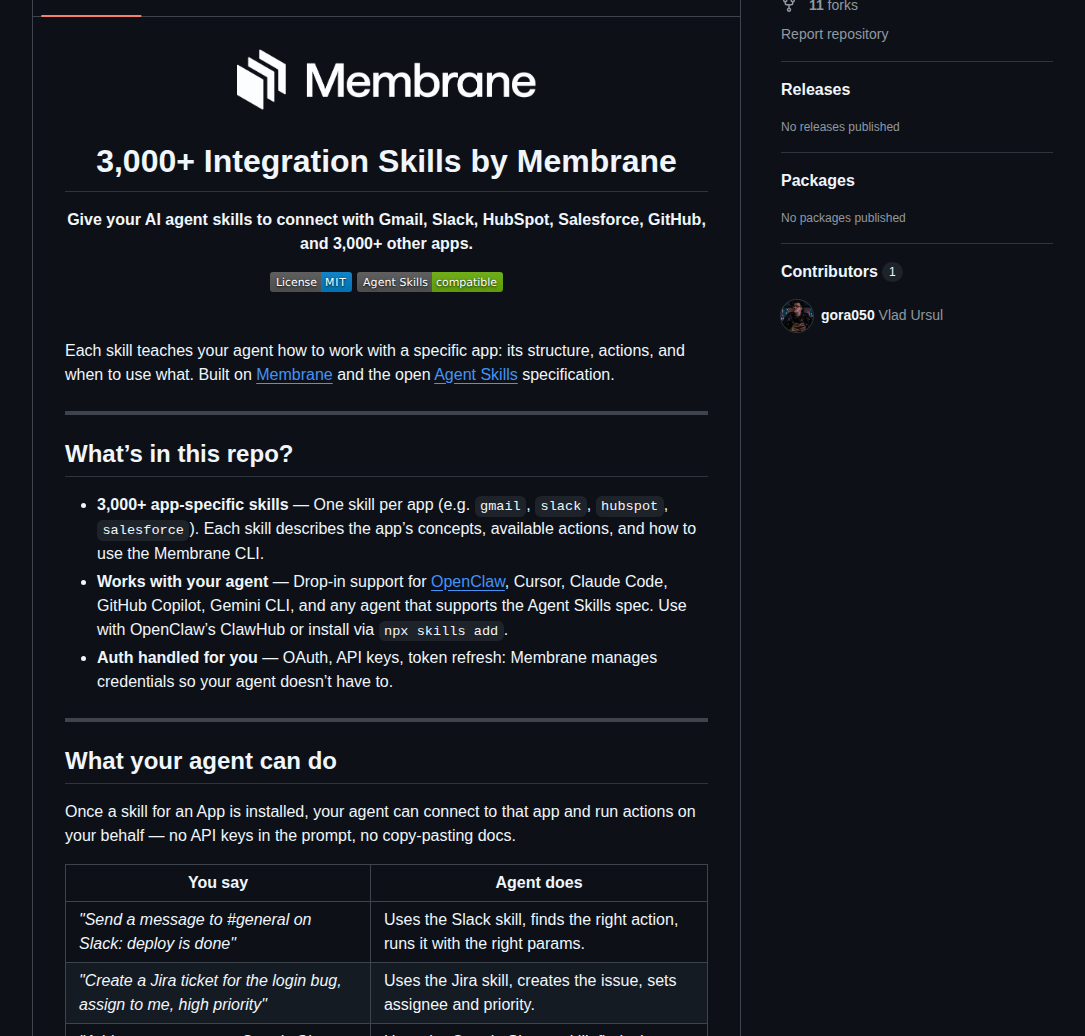 Membranedev Application Skills screenshot