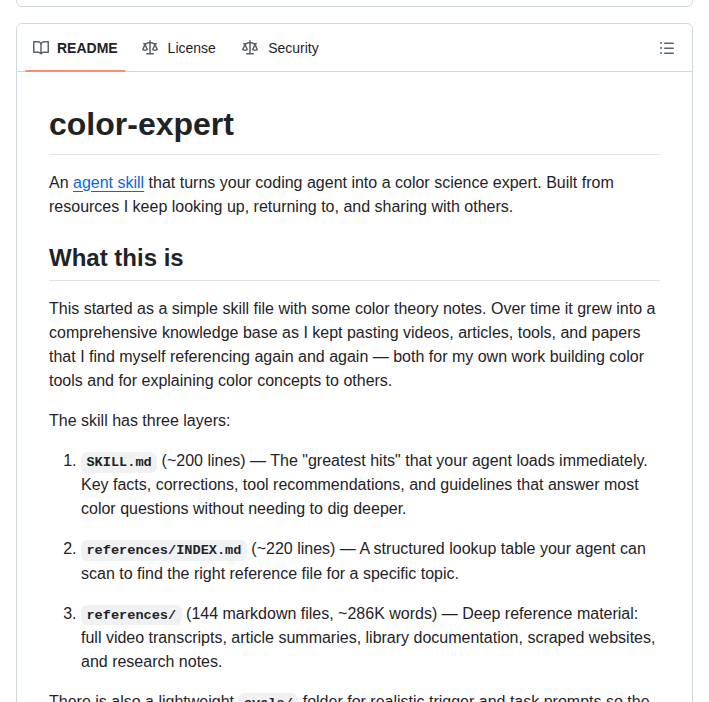 Meodai Skill.color Expert screenshot