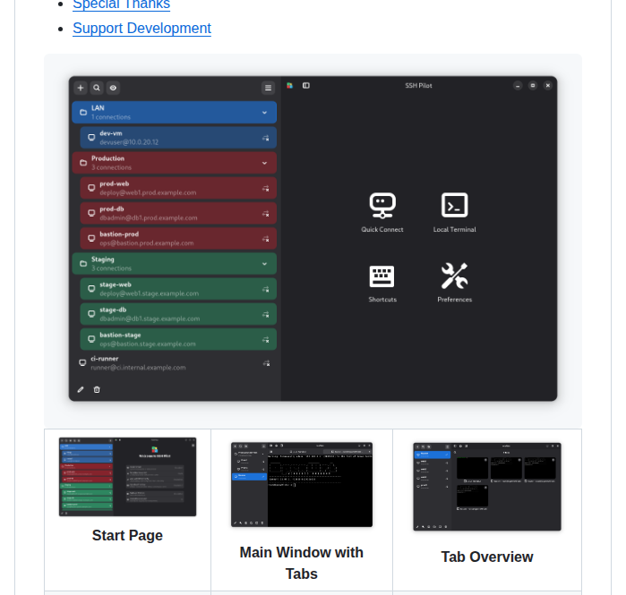 Mfat Sshpilot screenshot