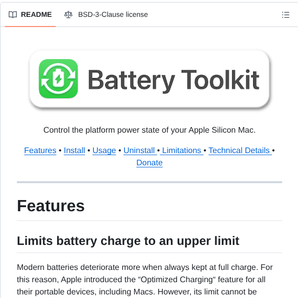 Mhaeuser Battery Toolkit screenshot