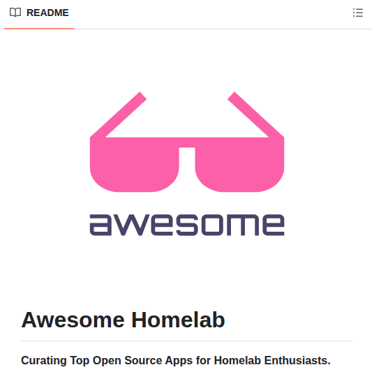 Miantiao Me Awesome Homelab screenshot
