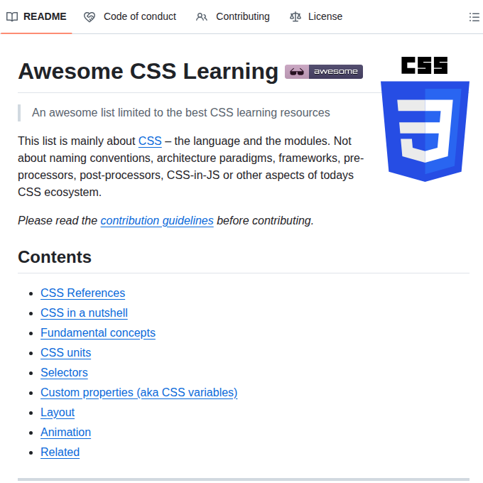 Micromata Awesome Css Learning screenshot