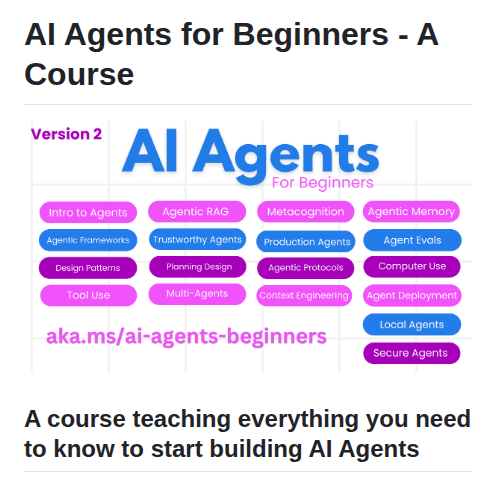 Microsoft Ai Agents For Beginners screenshot