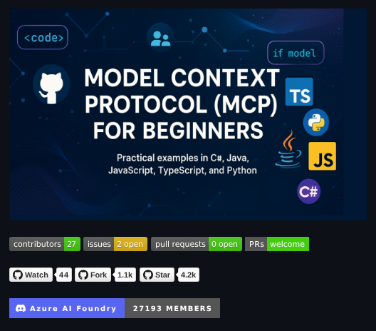 Microsoft Mcp For Beginners screenshot