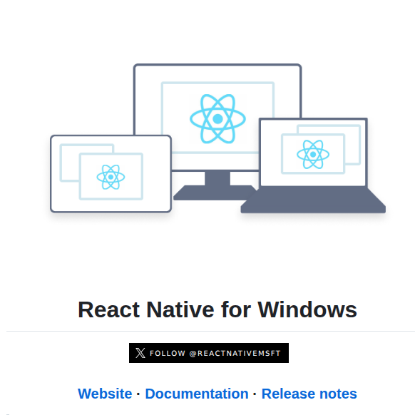 Microsoft React Native Windows screenshot